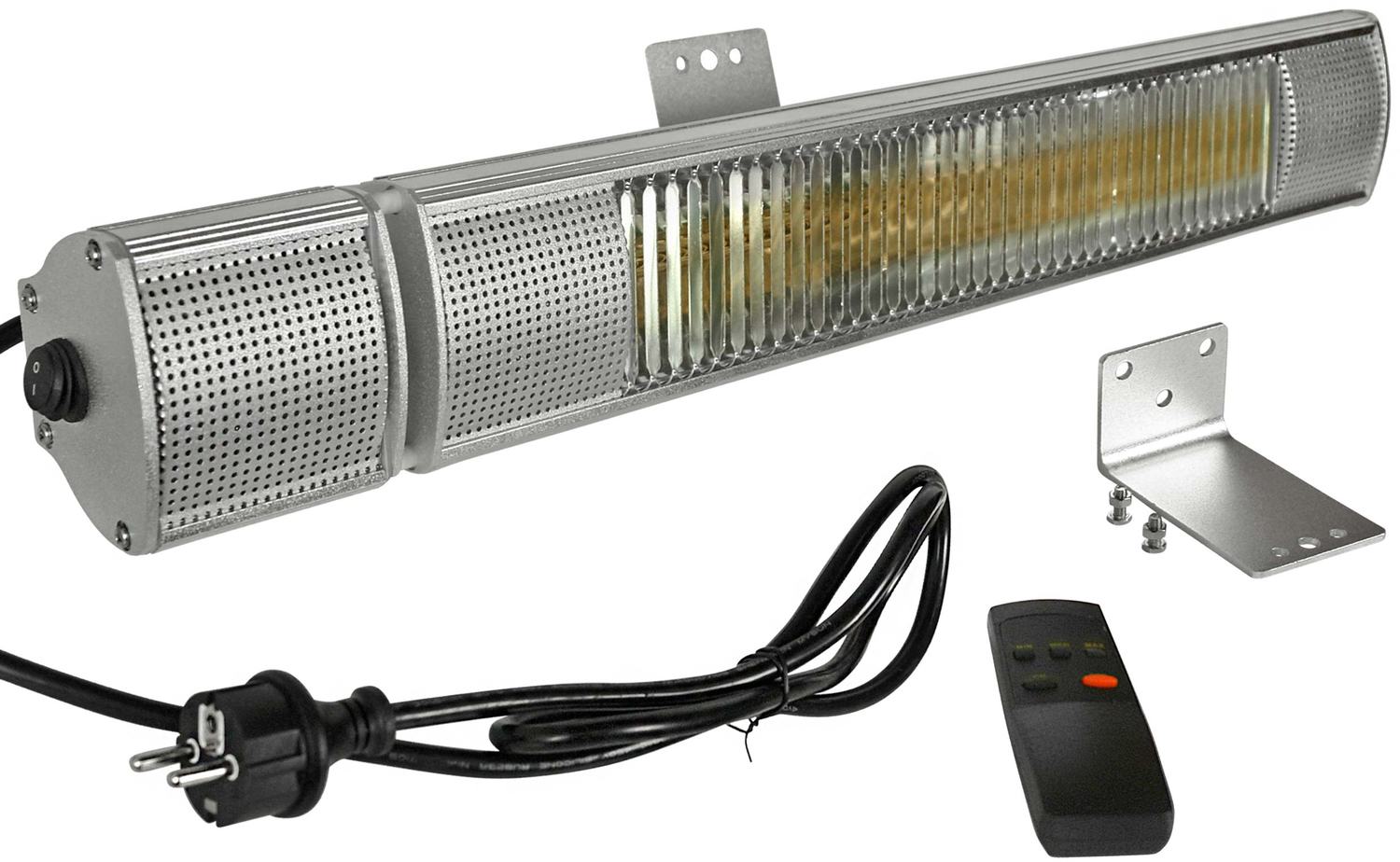 IN Heizstrahler 2000W Infrarotheizer 4er Set Fernbedienung Wandmontage IN Heizstrahler 2000W Infrarotheizer 4er Set Fernbedienung Wandmontage