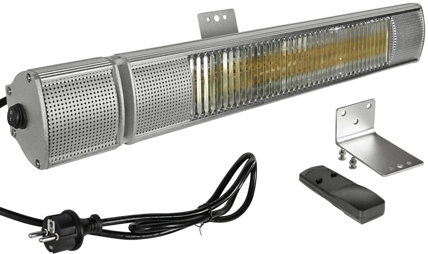 IN Heizstrahler 2000W Infrarotheizer Fernbedienung reduzierter Lichtstärke Wandmontage IN Heizstrahler 2000W Infrarotheizer Fernbedienung reduzierter Lichtstärke Wandmontage