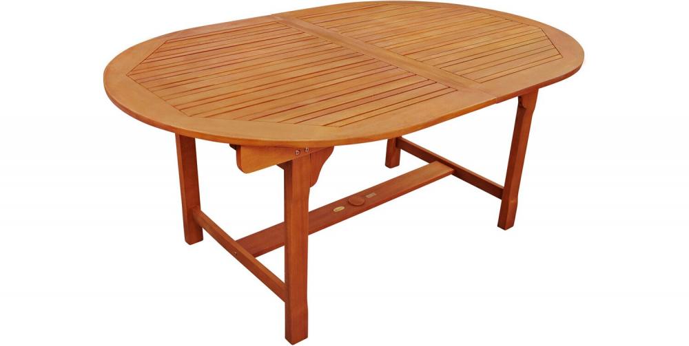 IN Gartenmöbel Set Bali 9-teilig Auflagen Karo Frün Eukalyptus IN Gartenmöbel Set Bali 9-teilig Auflagen Karo Frün Eukalyptus