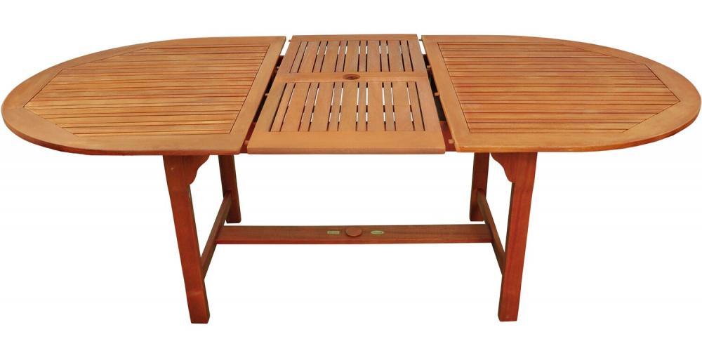 IN Gartenmöbel Set Bali 9-teilig Auflagen Karo Frün Eukalyptus IN Gartenmöbel Set Bali 9-teilig Auflagen Karo Frün Eukalyptus