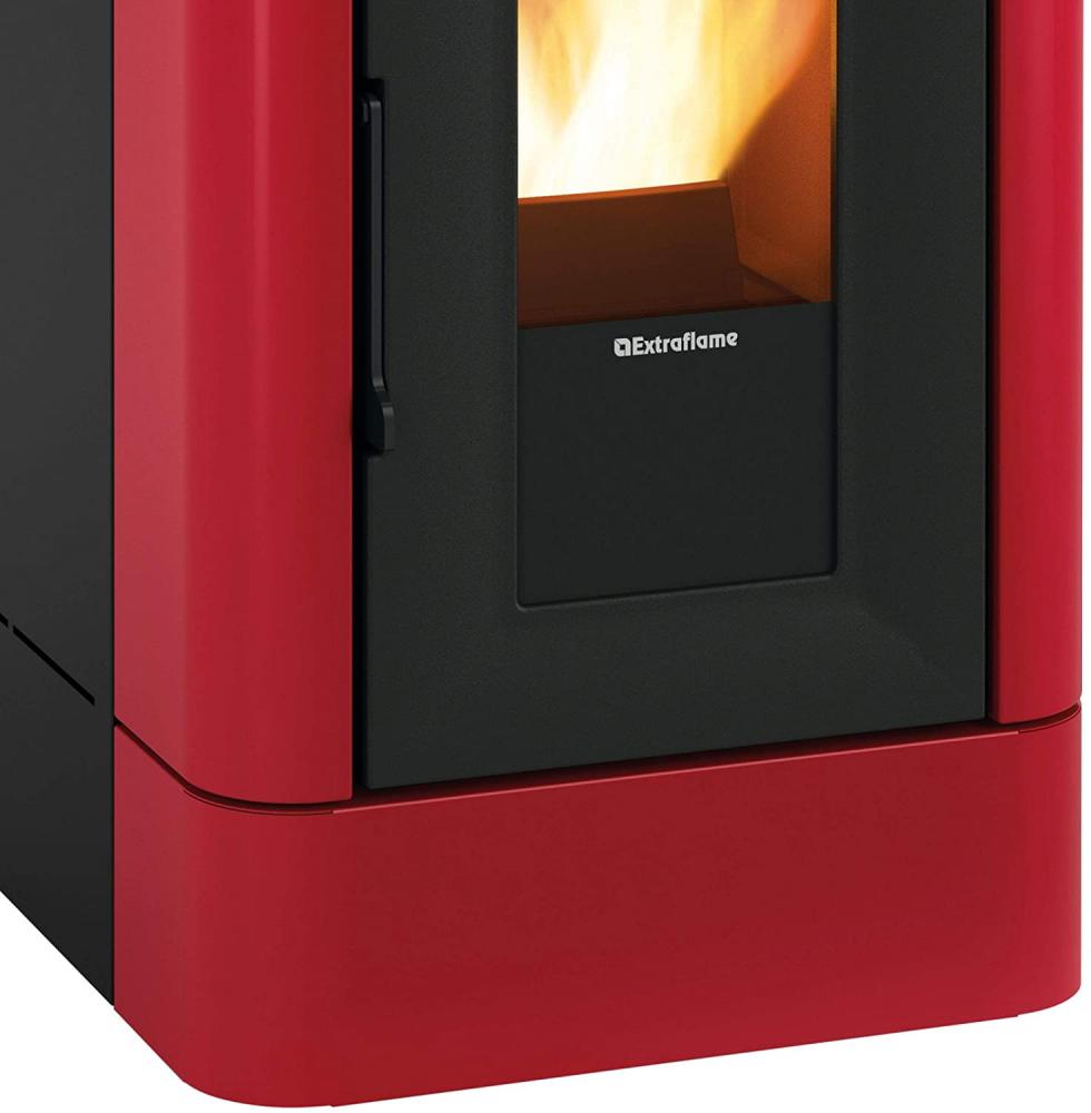EXTRAFLAME Pelletofen Lucia Plus Bordeaux 12 kW EXTRAFLAME Pelletofen Lucia Plus Bordeaux 12 kW