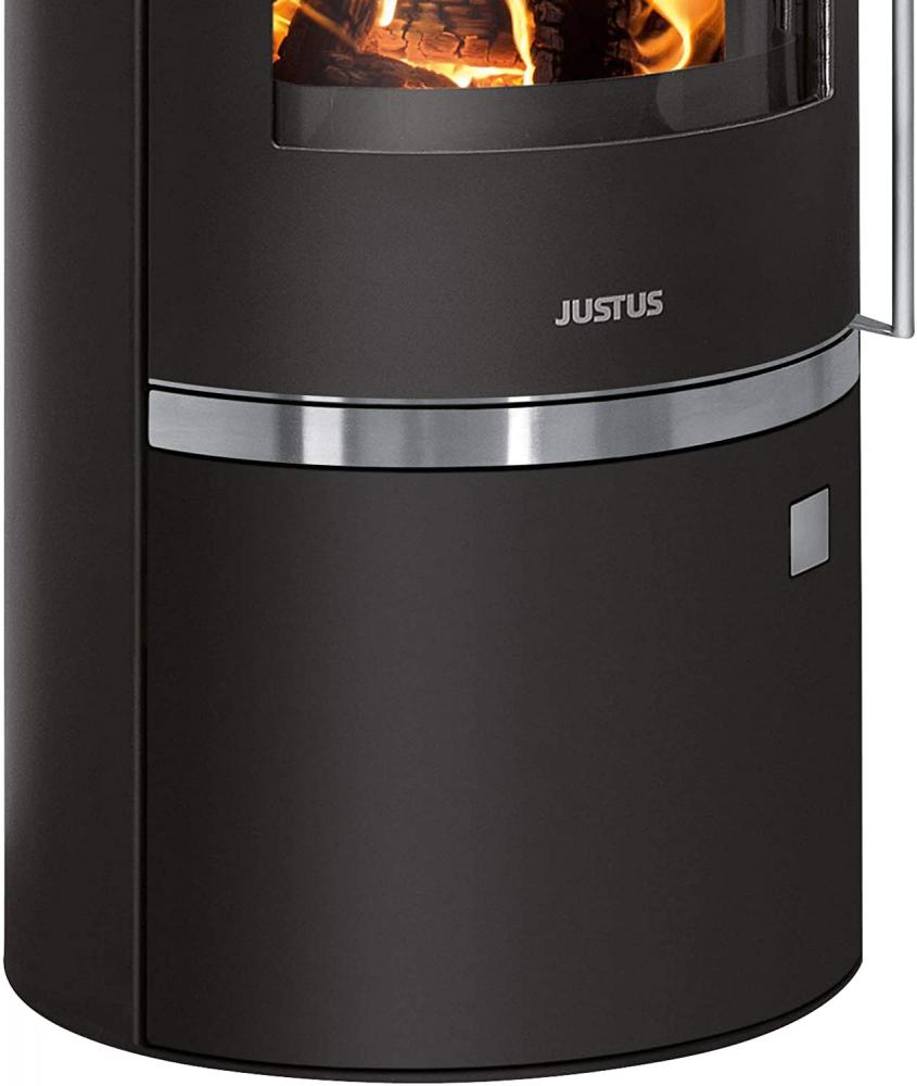 Kaminofen Justus Faro Top 2.0 Stahl Schwarz/Abdeckplatte Stahl rund 6 kw Kaminofen Justus Faro Top 2.0 Stahl Schwarz/Abdeckplatte Stahl rund 6 kw