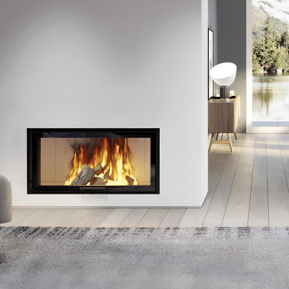 Edilkamin Kamineinsatz Windo 100 18 kW<br>(Variante: WINDO 100 heller Brennraum) Edilkamin Kamineinsatz Windo 100 18 kW<br>(Variante: WINDO 100 heller Brennraum)