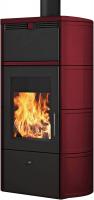 Edilkamin Kaminofen wasserführend Flamma CS Keramik Bordeaux 14 kW